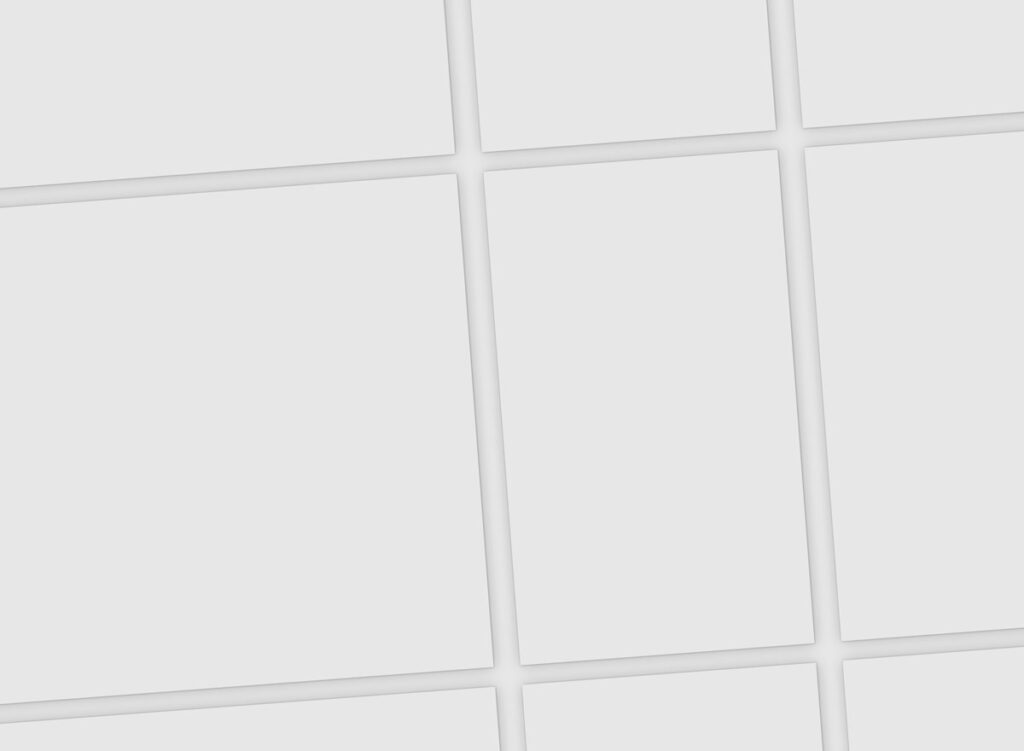 Closeup of grid panels render